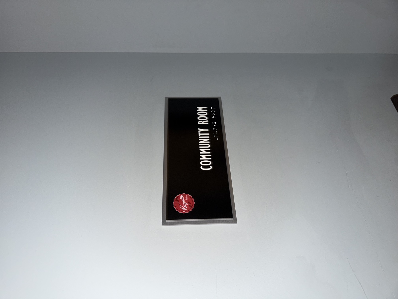 Community Room Label